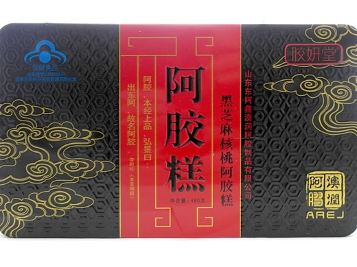 娇妍堂黑芝麻核桃阿胶糕招商代理 黑芝麻核桃阿胶糕 480g