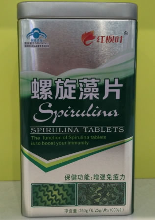 红枫叶牌螺旋藻片招商代理 