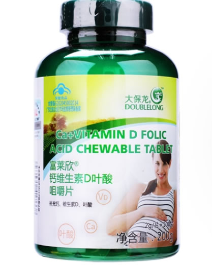 富莱欣®钙维生素D叶酸咀嚼片