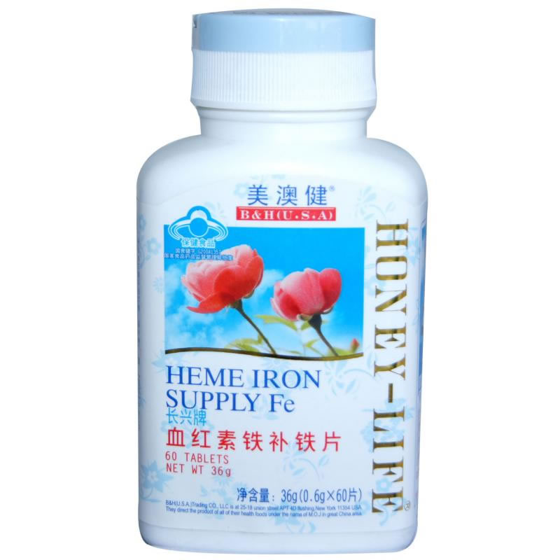 长兴牌血红素铁补铁片