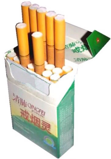 戒烟王清肺点燃 供氧器(上海康健)招商代理 20支 上海康健戒烟研究所