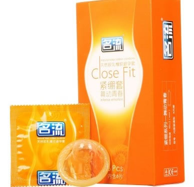 名流紧绷套舞动青春安全套避孕套招商代理 6片 上海名邦橡胶制品