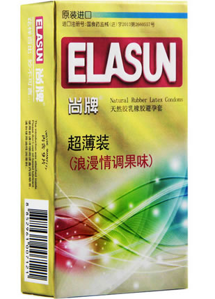 尚牌 超薄装浪漫情调果味天然胶乳橡胶避孕套招商代理 9片