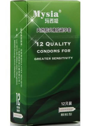 玛西娅避孕套 颗粒型天然胶乳橡胶避孕套招商代理 颗粒型 12只