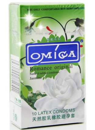 欧米加易戴系列茉莉香味天然胶乳橡胶避孕套招商代理 易戴系列茉莉香味 10只