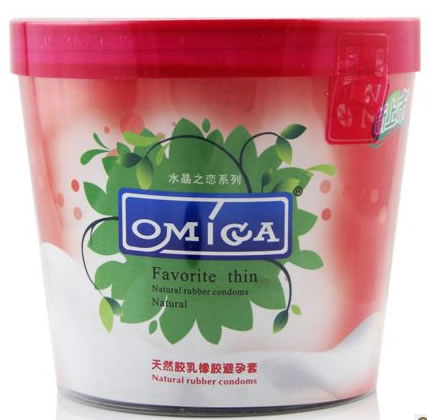 欧米加水晶之恋系列至爱超薄天然胶乳橡胶避孕套招商代理 至爱超薄 72只