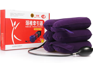 气动式颈椎牵引器招商代理 全绒单管QZ紫色 北京早康