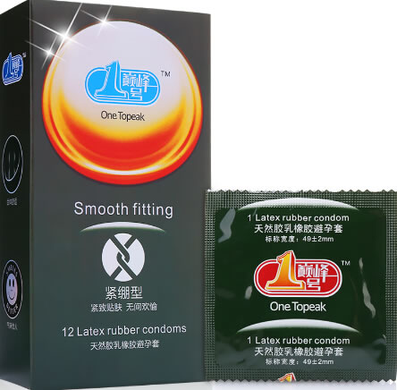 巅峰1号天然胶乳橡胶避孕套招商代理 12只 马来西亚