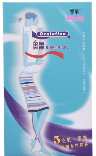 奥蕾排卵检测试纸促黄体生成素(LH)检测试纸(胶体金法)招商代理 5支装 条型 蓝十字生物药业