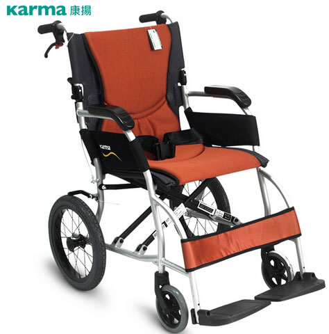 康扬铝合金轮椅手动轮椅车招商代理 KM-2500