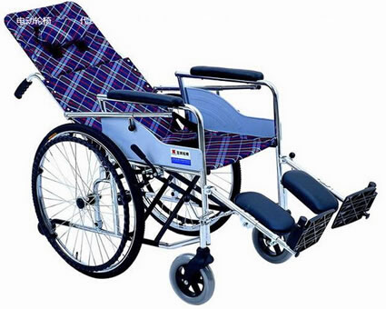 钢管手动轮椅车