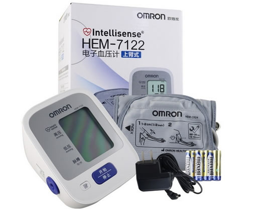 欧姆龙电子血压计招商代理 HEM-7122 上臂式