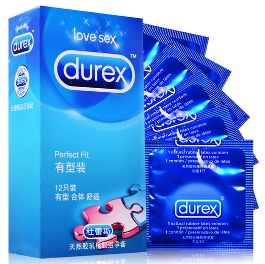 杜蕾斯天然胶乳橡胶避孕套招商代理 12只装