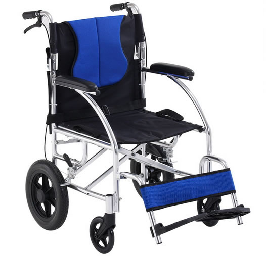 雅德手动轮椅车招商代理 YC2000(蓝色) 福仕得健身