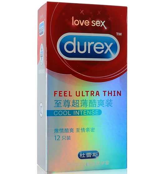 杜蕾斯天然胶乳橡胶避孕套招商代理 12只装