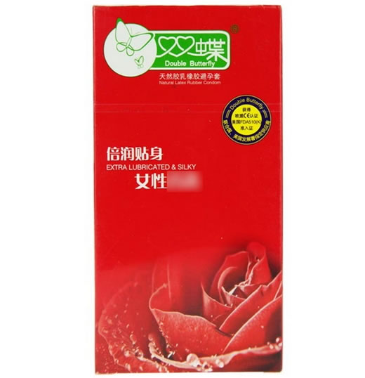 双蝶倍润贴身天然胶乳橡胶避孕套招商代理 :双蝶天然胶乳橡胶避孕套 (倍润贴身)52mm*12只 青岛双蝶集团