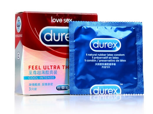杜蕾斯天然胶乳橡胶避孕套招商代理 3只装