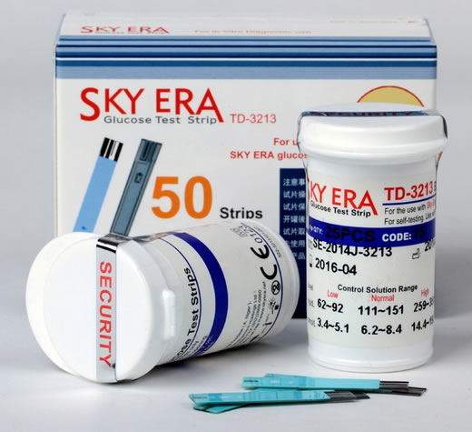 SKY ERA血糖试纸(葡萄糖氧化酶法)招商代理 50片