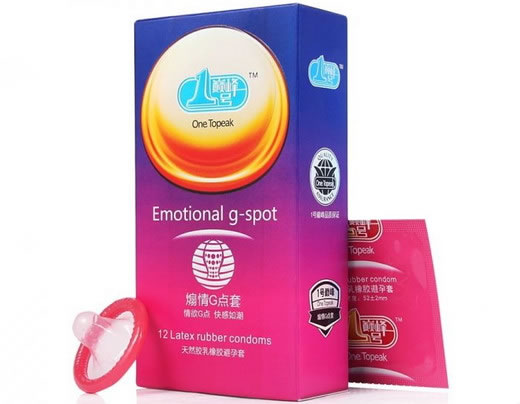 巅峰1号煽情G点套天然胶乳橡胶避孕套 招商代理 12只 马来西亚