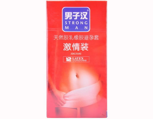 男子汉激情装 光面天然胶乳橡胶避孕套招商代理 光面 12只 大连乳胶
