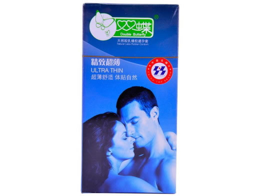 双蝶精致超薄天然胶乳橡胶避孕套招商代理 (精致超薄)10只 青岛双蝶集团股份