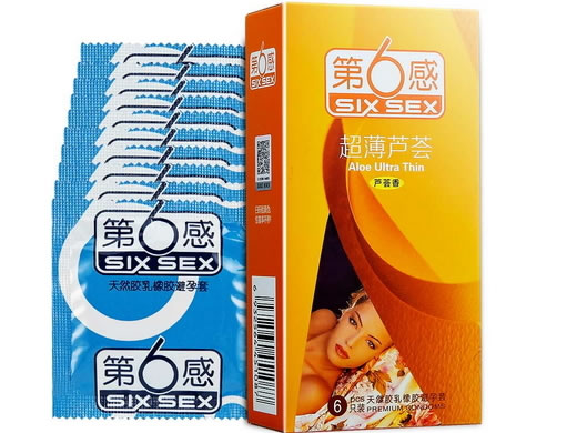 第6感天然胶乳橡胶避孕套招商代理 6只装 马来西亚