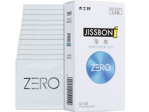杰士邦天然胶乳橡胶避孕套招商代理 12只装 日本