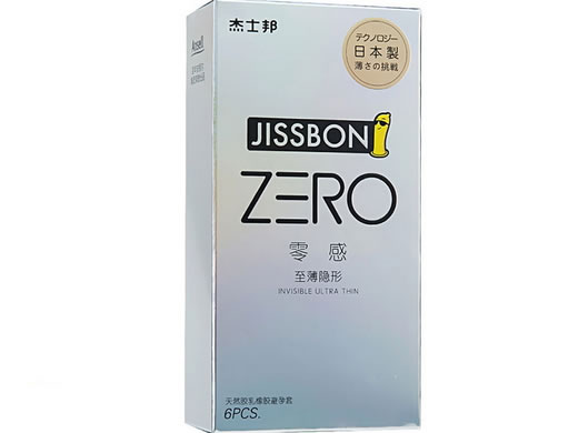 杰士邦天然胶乳橡胶避孕套招商代理 6只装 日本