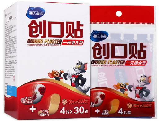 海氏海诺创口贴招商代理 一元组合型 30袋 青岛海诺