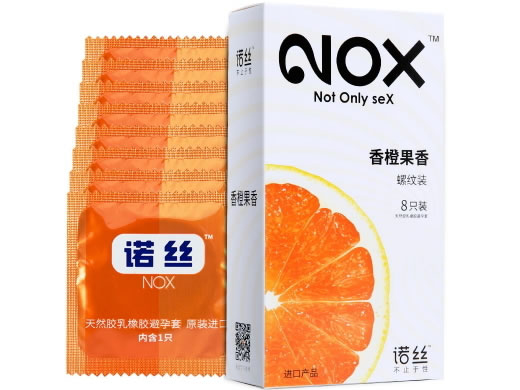 诺丝/2OX避孕套招商代理 8只装 螺纹装 马来西亚