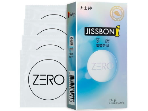 杰士邦天然胶乳橡胶避孕套招商代理 4只装 泰国