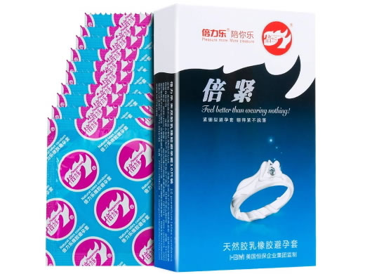 倍力乐倍紧避孕套天然胶乳橡胶避孕套招商代理 10只 桂林恒保健康用品
