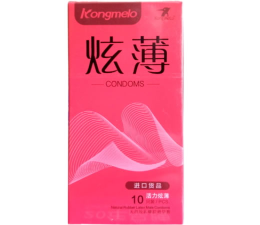 Kong MeLo天然胶乳橡胶避孕套招商代理 Kong MeLo 10只装 马来西亚