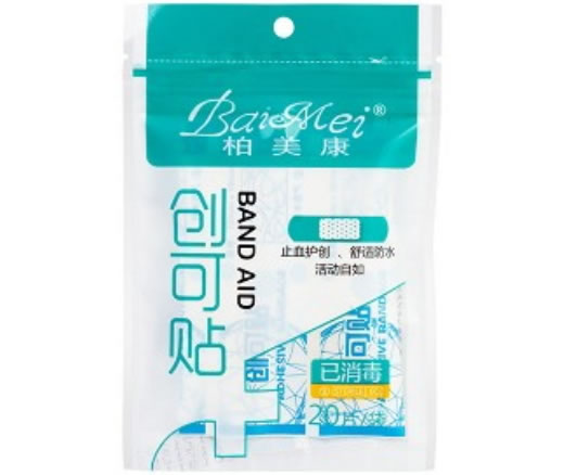 柏美康创可贴招商代理 柏美康 20片
