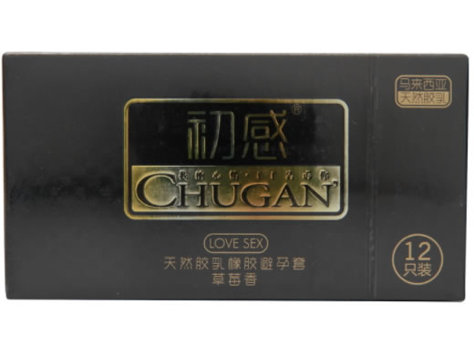 初感天然胶乳橡胶避孕套招商代理 12只装 草莓香
