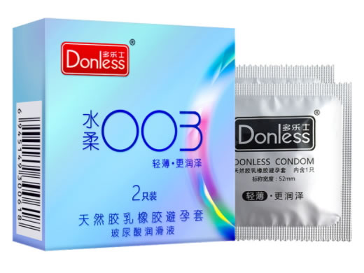 多乐士天然胶乳橡胶避孕套招商代理 2只装
