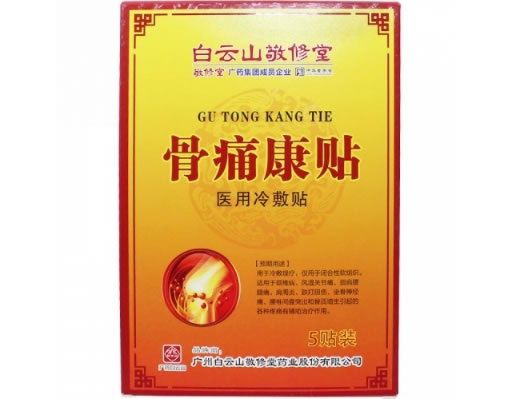 敬修堂/白云山敬修堂/骨痛康贴医用冷敷贴招商代理 