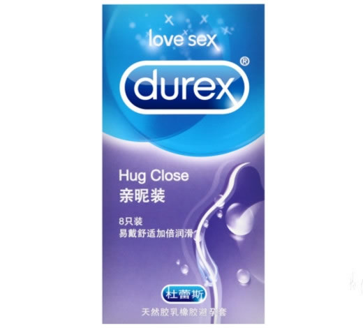 杜蕾斯天然胶乳橡胶避孕套招商代理 8只装