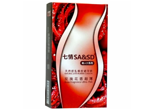 七情天然胶乳橡胶避孕套招商代理 10只 七情
