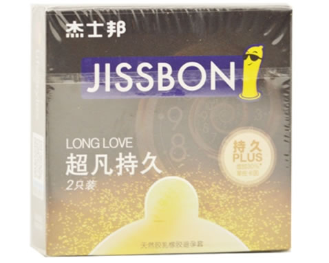 杰士邦天然胶乳橡胶避孕套招商代理 2只