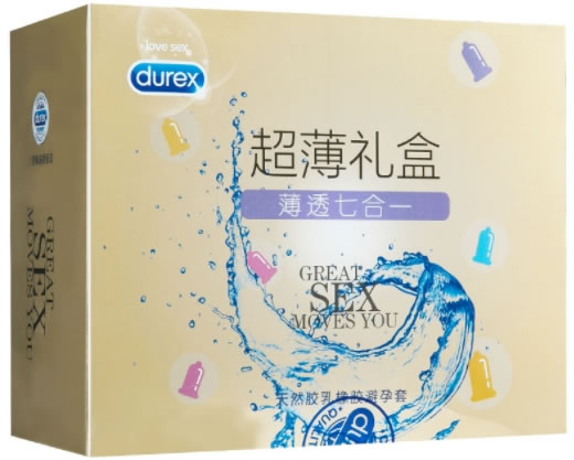 杜蕾斯天然胶乳橡胶避孕套招商代理 34只