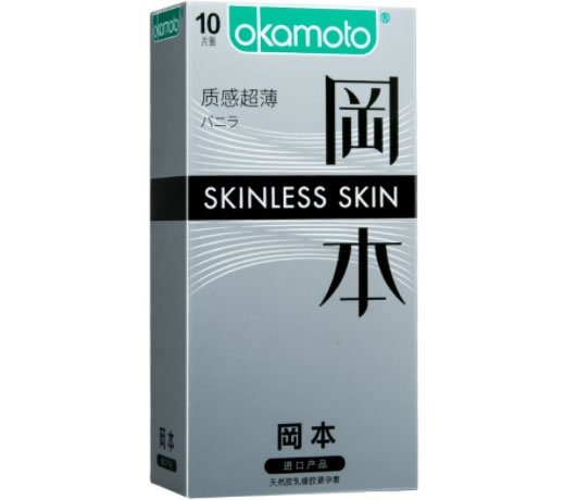 冈本避孕套 质感超薄天然胶乳橡胶避孕套招商代理 10只 日本