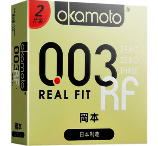 冈本OK避孕套0.03贴身超薄避孕套招商代理 2片 日本