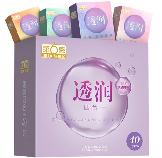 第6感天然胶乳橡胶避孕套招商代理 40只