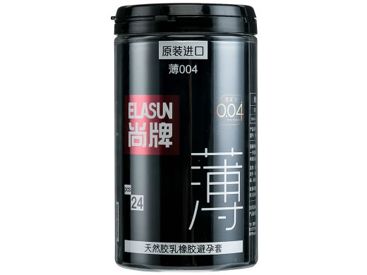 尚牌 薄004天然胶乳橡胶避孕套招商代理 薄004 24片