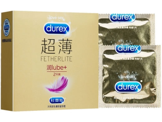 杜蕾斯天然胶乳橡胶避孕套招商代理 2只装