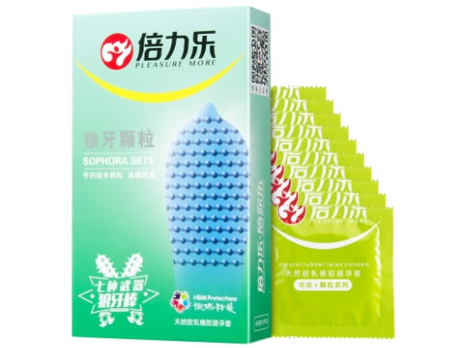 倍力乐天然胶乳橡胶避孕套招商代理 10只 倍力乐