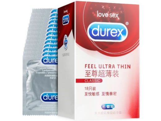 杜蕾斯天然胶乳橡胶避孕套招商代理 18只装