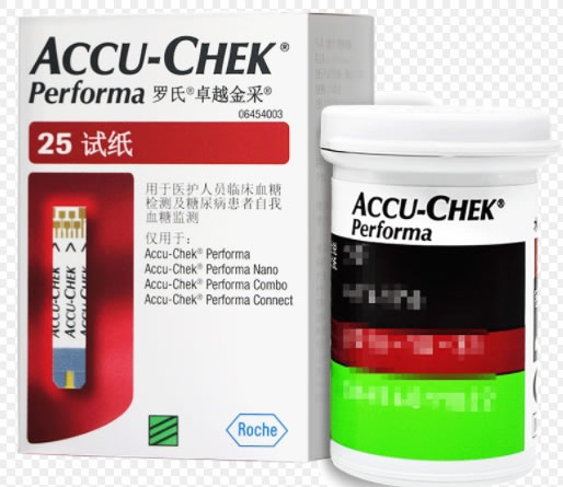 罗氏/卓越金采血糖试纸(葡萄糖脱氢酶法)+一次性使用采血针招商代理 25片+25针头
