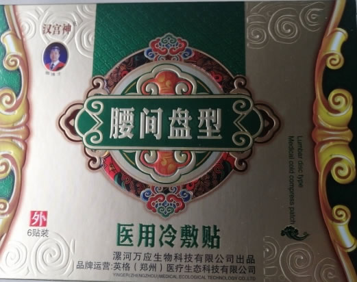 汉宫神医用冷敷贴招商代理 腰间盘型
